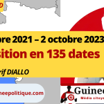 Guinée: 5 septembre 2021 – 2 octobre 2023, la transition en 135 dates 