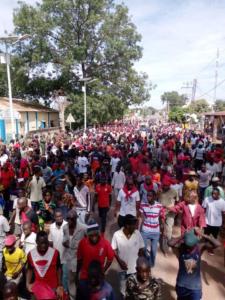 Marche FNDC 14 octobre à Koundara