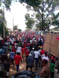 Marche FNDC 14 octobre à Koundara